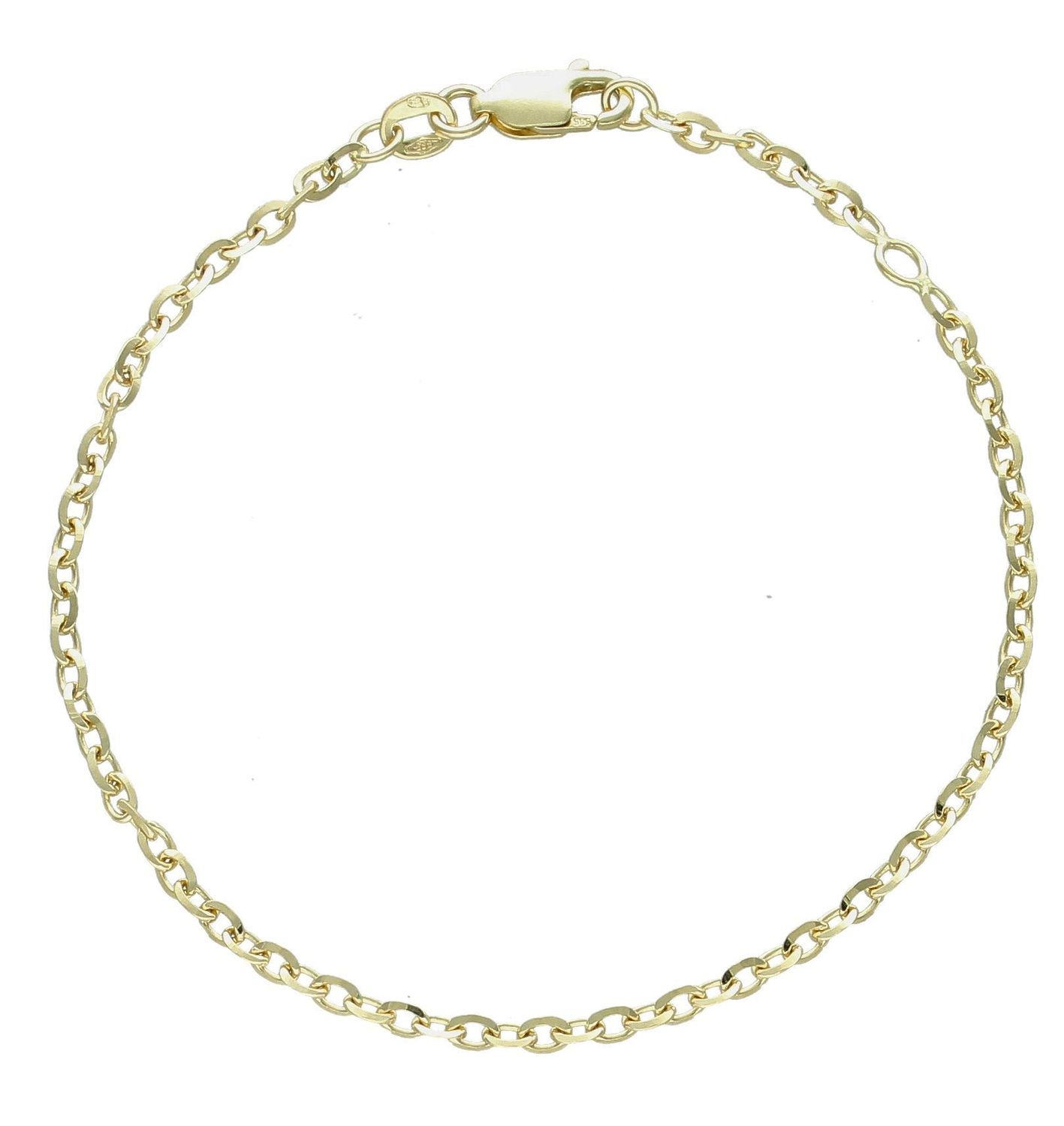 Złota bransoletka damska 585 klasyczna splot ankier DIA-BRA-12647-060-585 2mm  Bransoletka w takiej formie to ciekawy model bransoletki, który z pewnością zachwyci kobiety eleganckie, pełne klasy. Złota bransoleta o.jpg